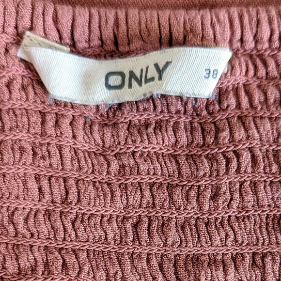 Only Millennial pink sleeveless crop top size M - Picture 4 of 5